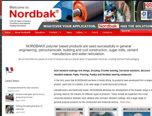 Tablet Screenshot of nordbak.co.za